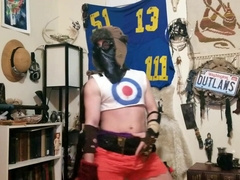 Handsome Web Cam dance demonstrate