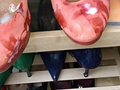 Cum on GF Suede Plateu High Heels (2. Shot)