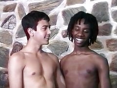 latin twink takes Shamar's big black cock