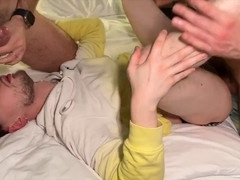 Double the pleasure with two massive cocks pounding a needy bottom