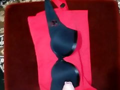 cum satin bra