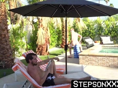 StepsonXXX.com - Gay twink Jack Bailey rimmed deep by stepdad Derek Allen