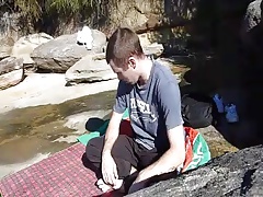 a beer at the beach