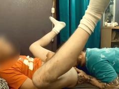 Straight redneck Jonnytrigger gets his bubble butt rimmed and treated to a dry handjob