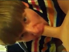 Giving NOT His bro a Blowjob and Swallowing