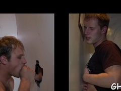 Going nasty through a gloryhole23