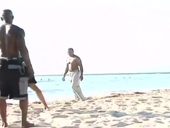 Gay Beach Buddies Have Some Quiet Anal