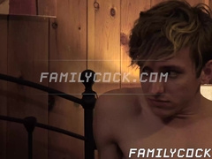 I unleashed my warm milk from my huge cock while grandpa Dale plows my ass