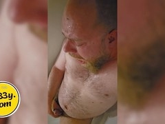Daddy watersports, chubby piss in ass, german extreme pissing