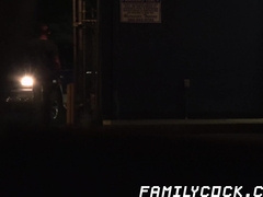 Handsome stepson dicksucking daddy at gloryhole