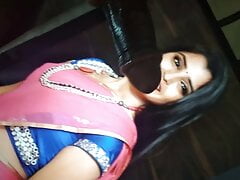 Shyamala homely beauty tasting my oily black cock