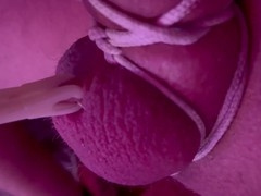 Submissive small gay boys get their cocks played with needles