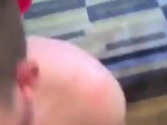 Big-cock amateur gets a blowjob from his buddy and cums hard1q