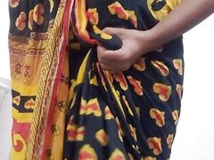 Masterbation in saree