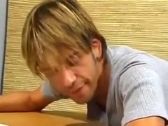 Ass banging and eating cum in office.