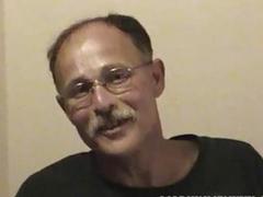 Grandpa loves smoking and masturbating his boner