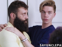 Rocky Vallarta helps Markus Kage release juices with their stepdads