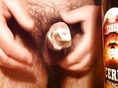 Cum in used condom