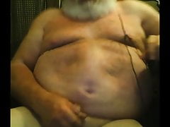 grandpa cum on webcam