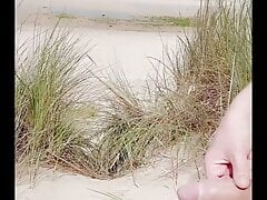 Masturbation on the beach
