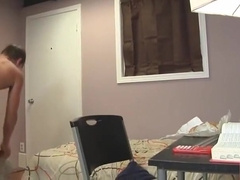 Muscle bear ravages twinks asshole with his big cock