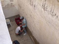 Young, insatiable, and unveiled. Public romp let out