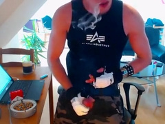 New Gloves Smoke and Wank