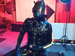 Dominant Rubberboy rules over his empire of latex