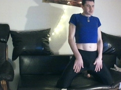 Fuck Stick Ass Fucking Plumb in Glossy Sundress and Innocence Box with Ejaculation