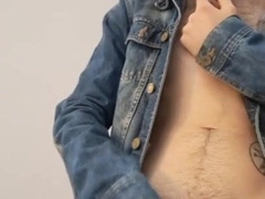 Strenuous onanism in jockstrap