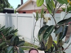 Grandfather Nutting Outdoors