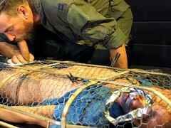 Caged male slaved gets abused in intense BDSM kinks