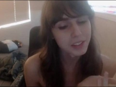 Alice 20yr old femboy orgasm and sperms it 6