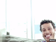 Watch this hot interracial cumshot with a Brazilian twist!