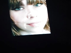 Cumtribute to a sexy white chick.