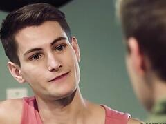 Jack and Trevor Seduces Mature Gay in 3some