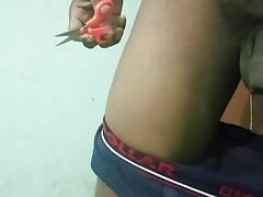 I couldn't control myself while cutting the bush