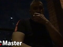 Daddy sniffs poppers and jerks uncut cock PREVIEW