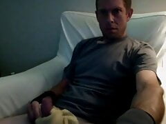 HAndsome daddy stick his hard cock out