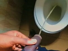 black cock pissing