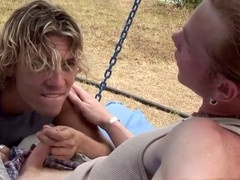 So aRMY TWINKS SPY ON COUPLE OUTDOORS, DEEP ANAL