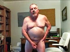 grandpa cum on webcam