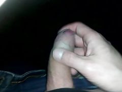 cumshot in the forest