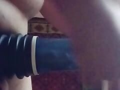 New electro stime cum and pumping dick. Vibrator huge cum