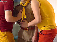 Twink and daddy french, big guys, bj