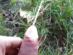Pissing outdoors 1
