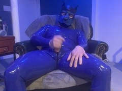 Stylish gay rubber fetish with kinky toys and sensual pleasure