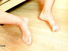 I'm going to give you a footjob