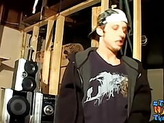 Straight guys Billy da Kidd and Cain masturbates in group