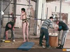 Servant Danny Bianchi receives a ample fuckpole as reward